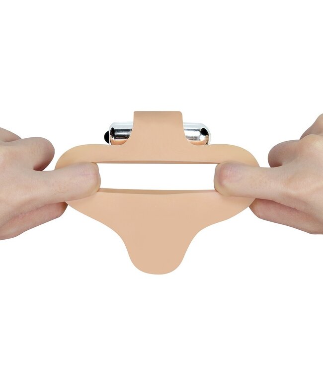 Lovetoy Ultra Soft TPE Cock Ring & Dildo Set for Double Pleasure & Stimulation