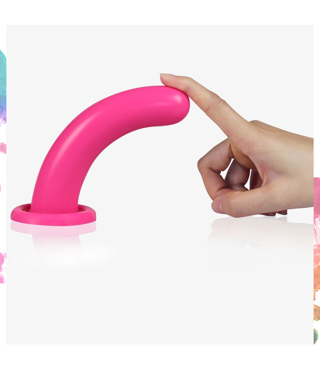 Lovetoy Premium-Silikondildo rosa 14,5 cm mit starkem Saugnapf und G-Punkt-Stimulation