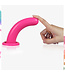 Lovetoy Flexibele Siliconen Dildo 14,5 cm Roze met Sterke Zuignap voor G- & P-spot Stimulatie