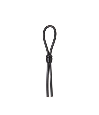 Malesation Malesation Premium Zwarte Penisring met Verstelbare Aluminium Manchet