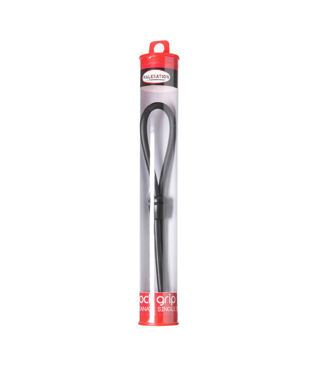 Malesation Malesation Premium Zwarte Penisring met Verstelbare Aluminium Manchet