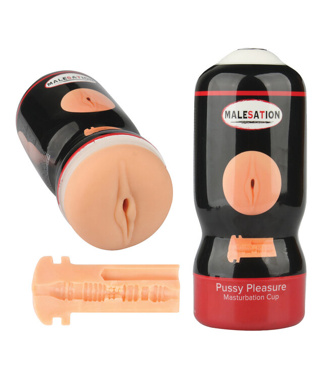 Malesation Malesation Realistic Pleasure Cup – Soft, Easy to Clean, Intense Fun