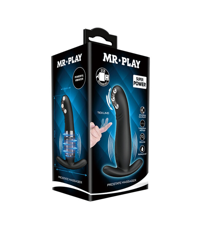 Mr Play Mr. Play Prostaatvibrator - 7 Vibraties, Afstandsbediening & Comfortdesign