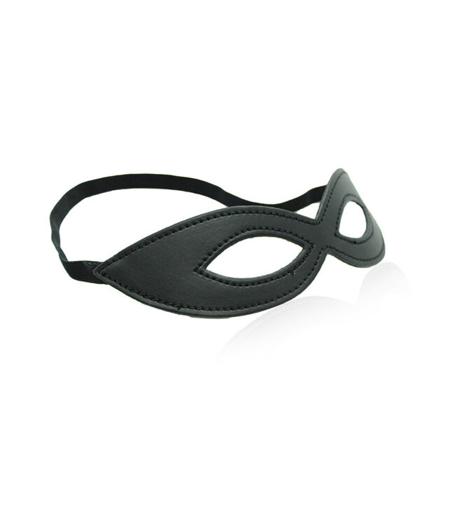 Perfect Lover Mysterieus Zwart PU-Leer Masker – Elegantie en Verleiding in Stijl