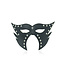 Perfect Lover Geheimnisvolle schwarze Katzenmaske aus PU-Leder – stilvoll & provokant