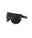 Perfect Lover Mysterious Black PU Leather Eye Mask - Stylish & Irresistible Accessory