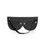 Perfect Lover Geheimnisvolle schwarze PU-Leder-Augenmaske fürstilvolle Partys