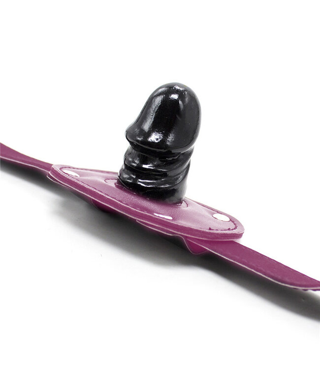 Perfect Lover Comfortabele Roze Penis Mondknevel met Verstelbare PU-Leren Riem - Veiliger Gebruik