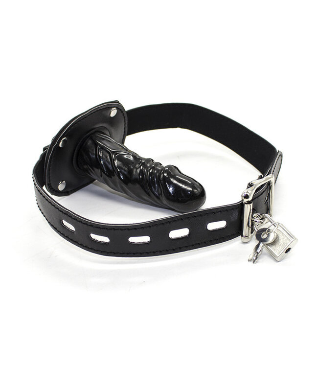 Perfect Lover Veilige Penis Mondknevel van PU-Leer met Vergrendelbare Riem | Perfect Lover