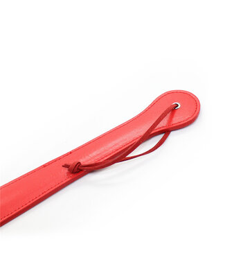 Perfect Lover Rote Peitsche Paddle aus Kunstleder | Intensives BDSM-Spielzeug