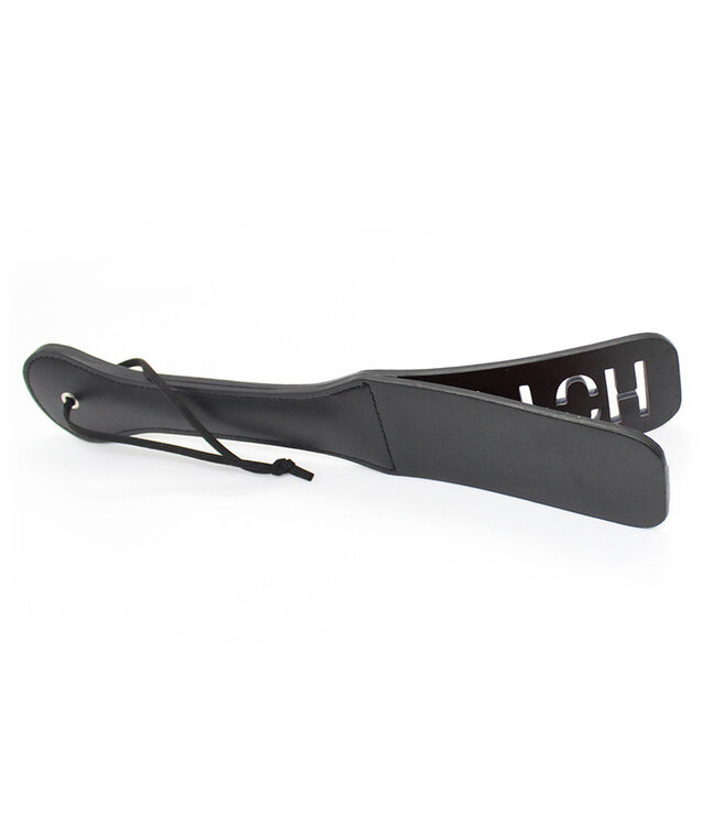 Perfect Lover Whip Paddle "SLAVE" | Durable BDSM Impact Tool for Intense Play