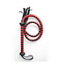 Perfect Lover 150 cm Red & Black PU Leather Whip - Strong BDSM Accessory