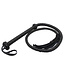 Perfect Lover Schwarze BDSM-Peitsche 150 cm | Geflochtener Griff & Quasten für Stimulation