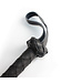 Perfect Lover BDSM Zwarte Zweep 150 cm | Luxe PU-Leer met Gevlochten Handvat
