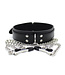 Perfect Lover PU-Leren Halsband met O-Ring en Verstelbare Tepelklemmen voor BDSM Spelletjes