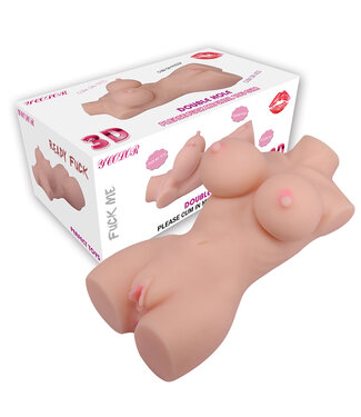 Perfect Toys Lebensechter Tiny Body Double Hole Masturbator – Intensives Vergnügen