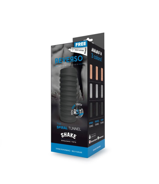 Shake Wendbarer Masturbator Black – Weich, flexibel & intensives Vergnügen