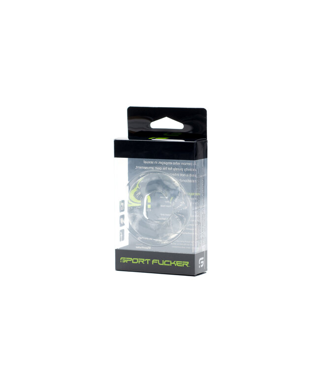 Sport Fucker Revolution Ring Transparent – Verstellbarer Cockring & Ballstretcher