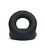 Sport Fucker Schwarzer Liquid Silicone Rugby Cockring – Langlebig & hygienisch