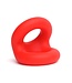 Sport Fucker Roter Silikon Cockring Rugby Ring – Langlebig & Dehnbar 52-130 mm