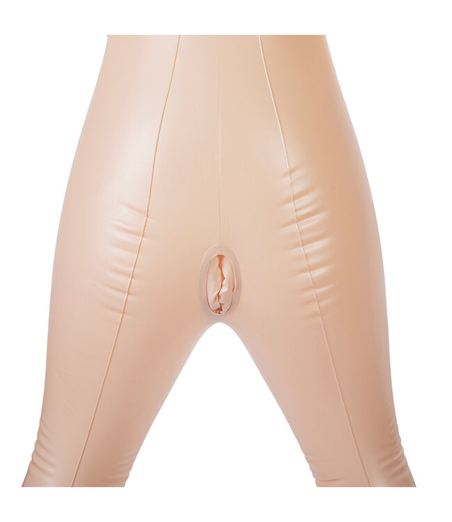 NMC Charmante Girls Crush 1SFA Opblaaspop 1,54m met Uniek 3D Kapsel