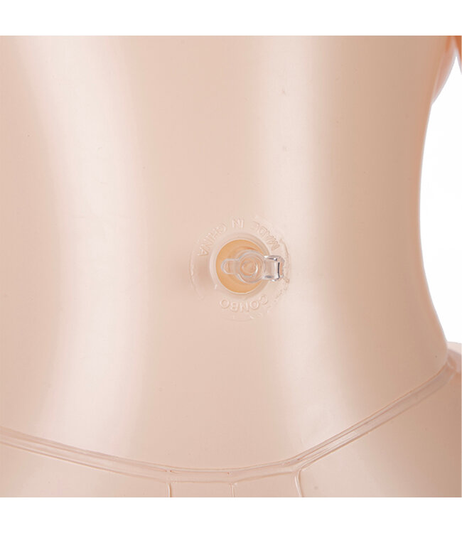NMC Girls Crush 3SFB Compacte Opblaaspop met 3D Haar en Zittende Pose