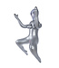 NMC To Infinity 40SFA – 1,53m Zilveren Futuristische PVC-Standbeeld voor Collectie