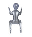 NMC To Infinity 40SFA - Silver Futuristic PVC Figure 1.53m for Display