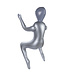 NMC To Infinity 40SFA – 1,53m Zilveren Futuristische PVC-Standbeeld voor Collectie