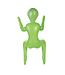NMC To Infinity 41SFA – Duurzame Groene PVC Buitenaardse Sculptuur met Uitstraling