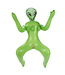 NMC To Infinity 41SFA - Green PVC Alien Sculpture with Dynamic Pose