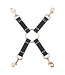 Verleidelijke Vegan Hog Tie Set met Gouden Accenten voor BDSM Fans