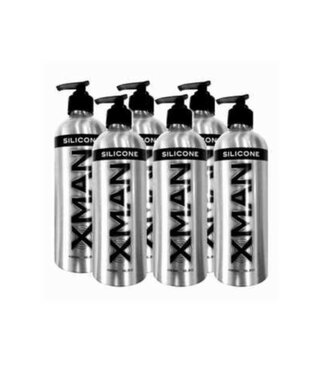 Xman Silicone Lubricant 490ml (6 Aluminium Bottles)