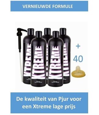 Xtreme Xtreme Premium Silikon-Gleitmittel 500 ml (5 Flaschen)