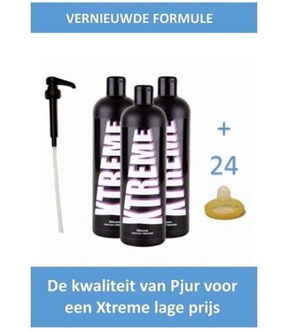 Xtreme Xtreme Premium Siliconen Glijmiddel 500 ml (3 flessen)
