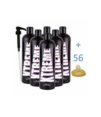 Xtreme Xtreme Silikon-Gleitmittel 500 ml (6 Flaschen)