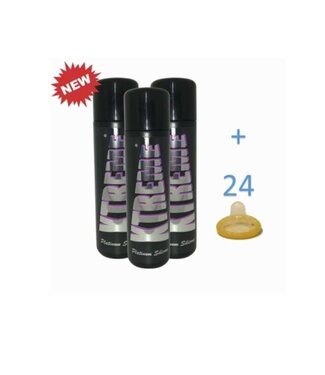 Xtreme Xtreme Silicone Platinum Glijmiddel 500 ml (3 flessen)