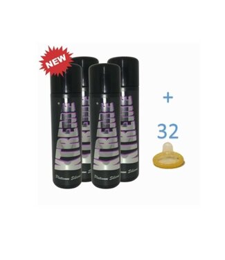 Xtreme Xtreme Silicone Platinum Glijmiddel 500 ml (4 flessen)