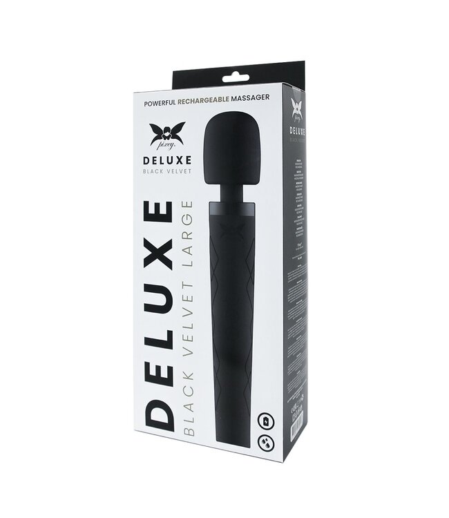 Pixey Pixey Deluxe Black Velvet L – Flüsterleiser Massager für Entspannung
