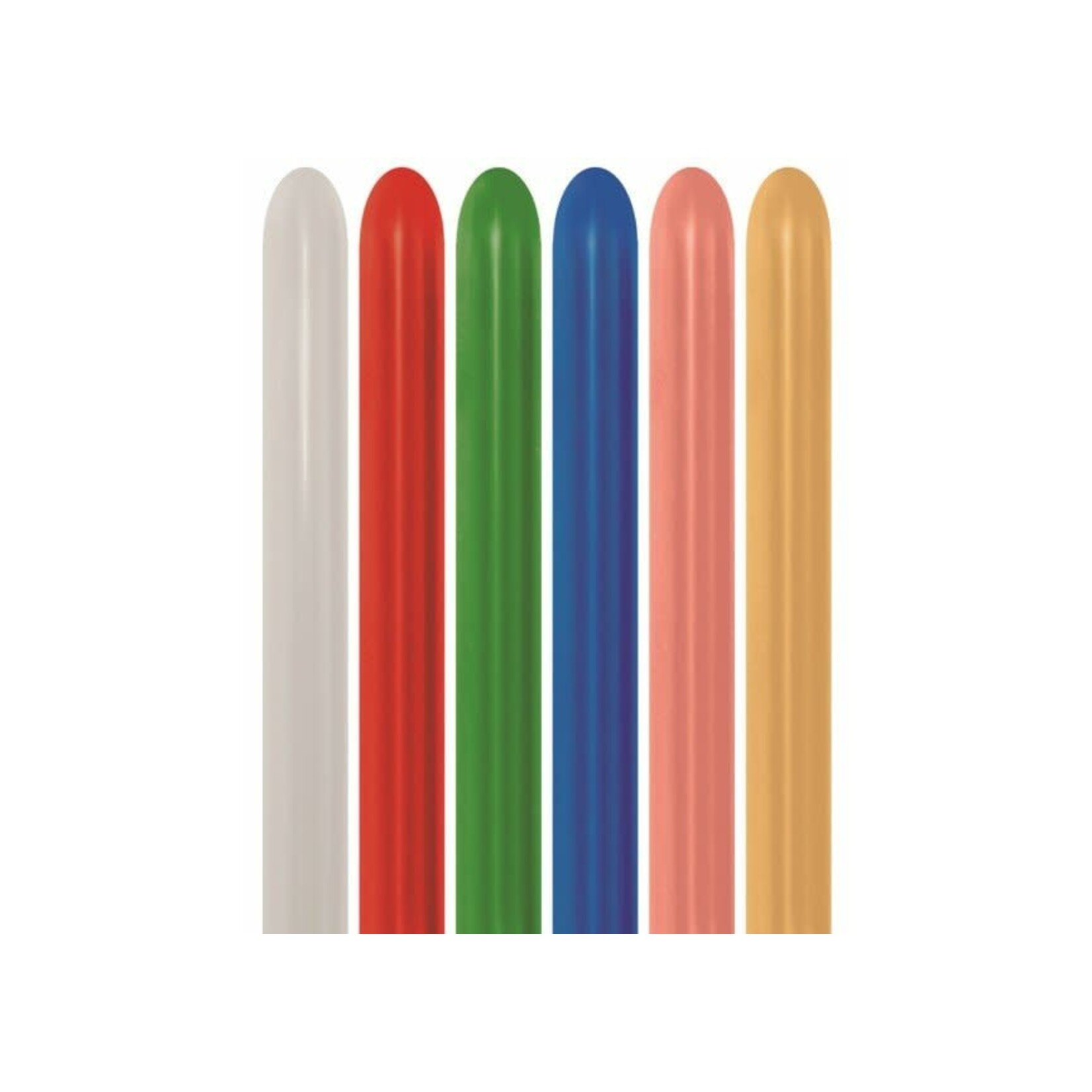 Sempertex Modelleerballonnen 260 - Metallic Assortiment - 500 - 100 Stuks