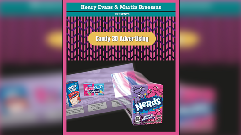 Henry Evans 3D Candy Advertisement by Henry Evans and Mysteries