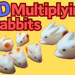 3D Multiplying Rabbits set