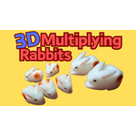3D Multiplying Rabbits set