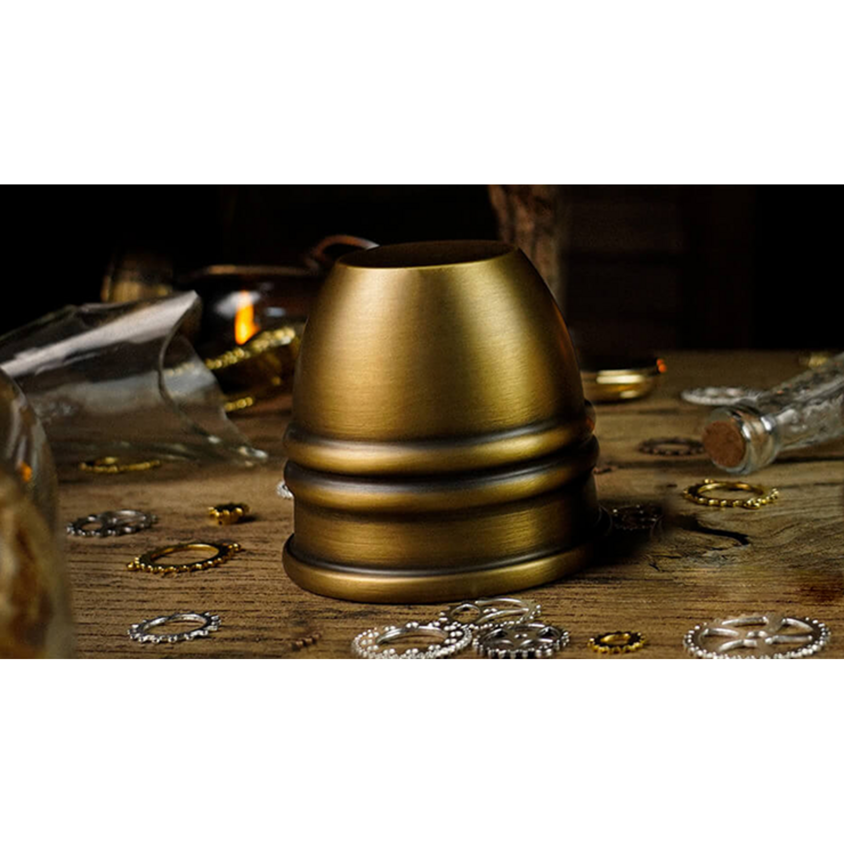 Artistic Chop cup and balls (Brass) by TCC
