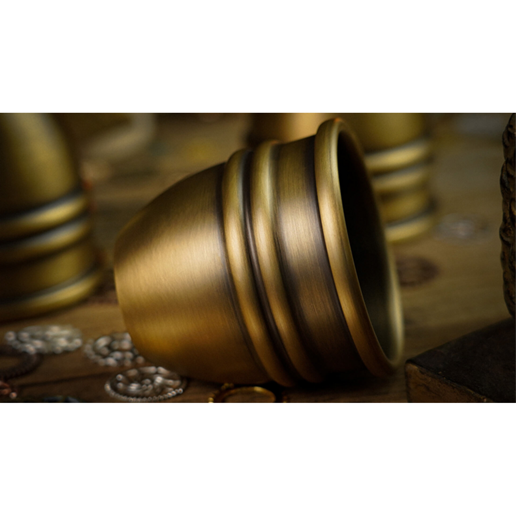 Artistic Chop cup and balls (Brass) by TCC