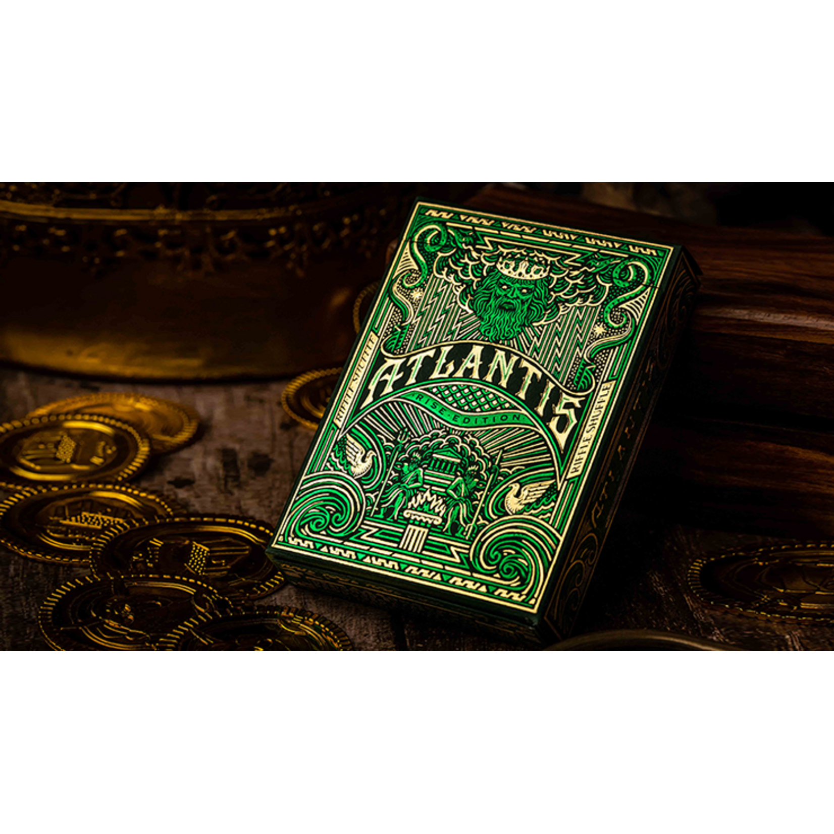 Atlantis Rise Edition Playing Cards by Riffle Shuffle