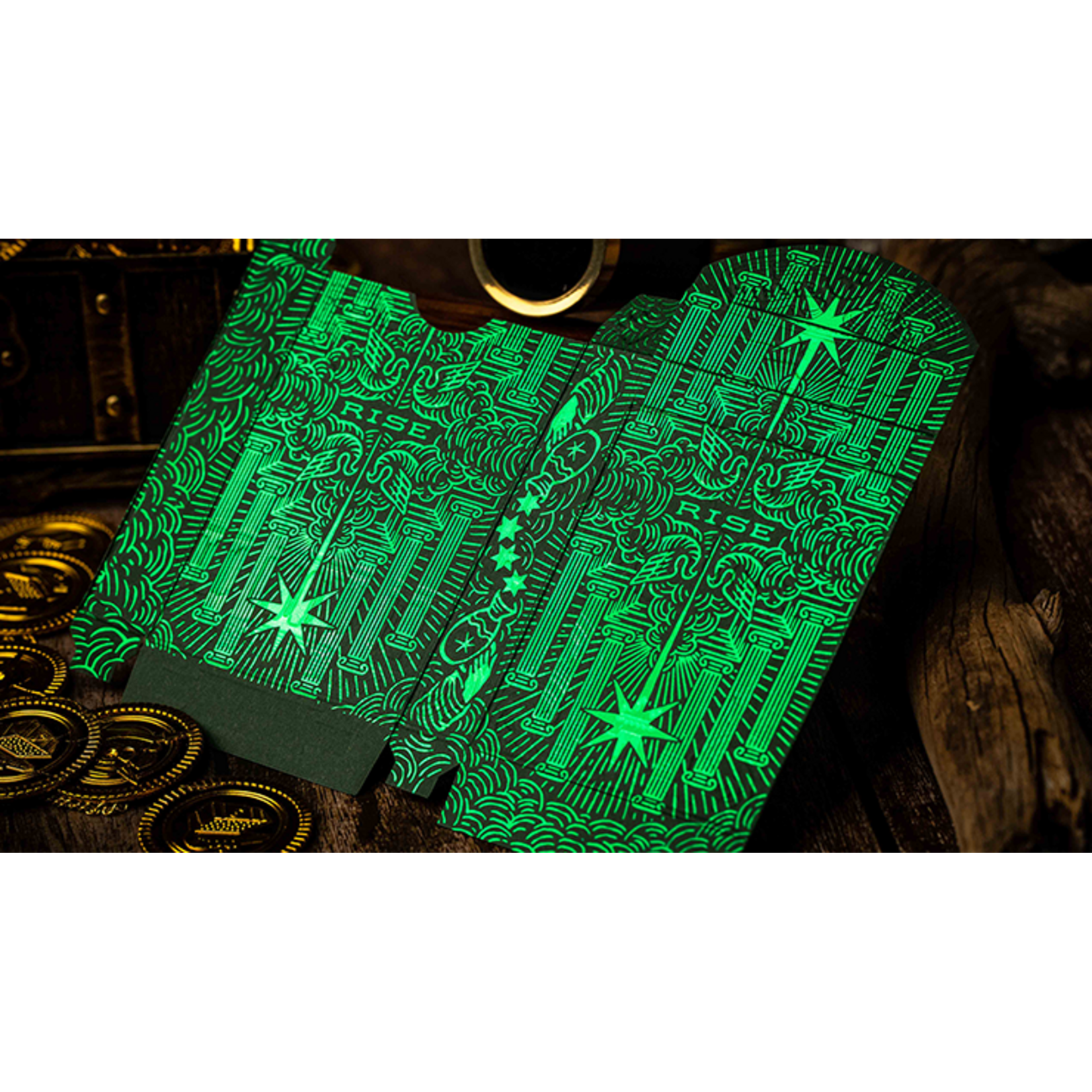Atlantis Rise Edition Playing Cards by Riffle Shuffle
