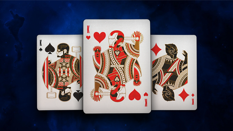 Avengers Blue Edition Playing Cards by theory11