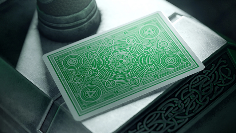Avengers Green Edition Playing Cards by theory11