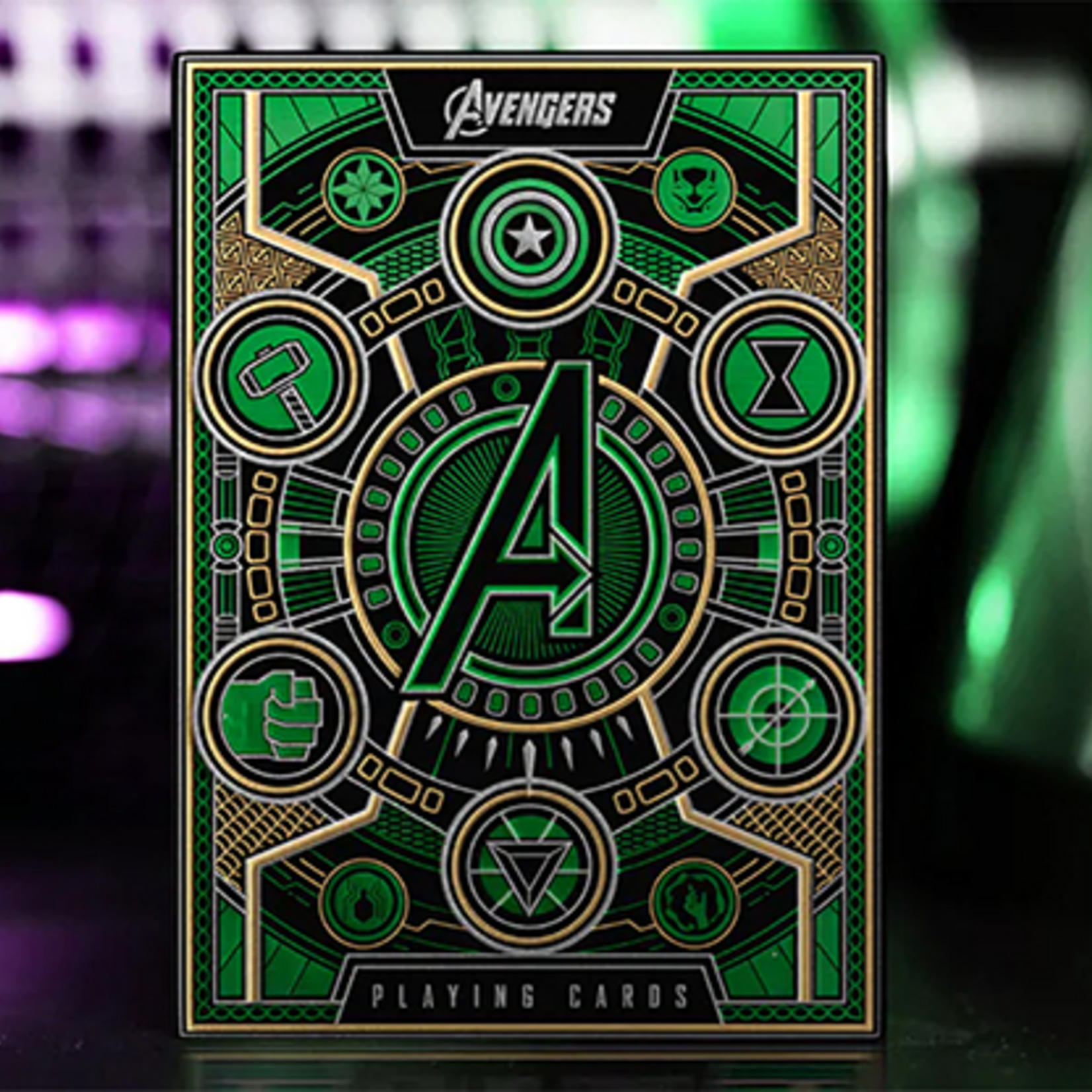 Avengers Green Edition Playing Cards by theory11